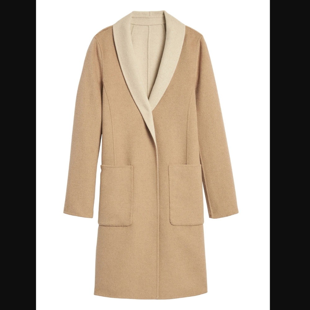Banana Republic Unlined Long Reversible Coat